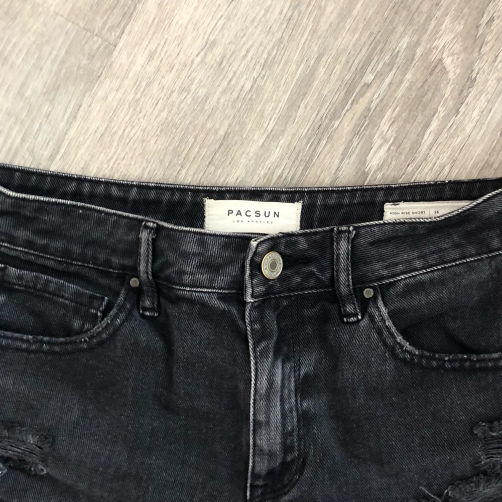 Pacsun Ripped High Rise Shorts - Picture 2 of 4